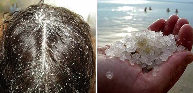 Пилинг для волос из морской соли